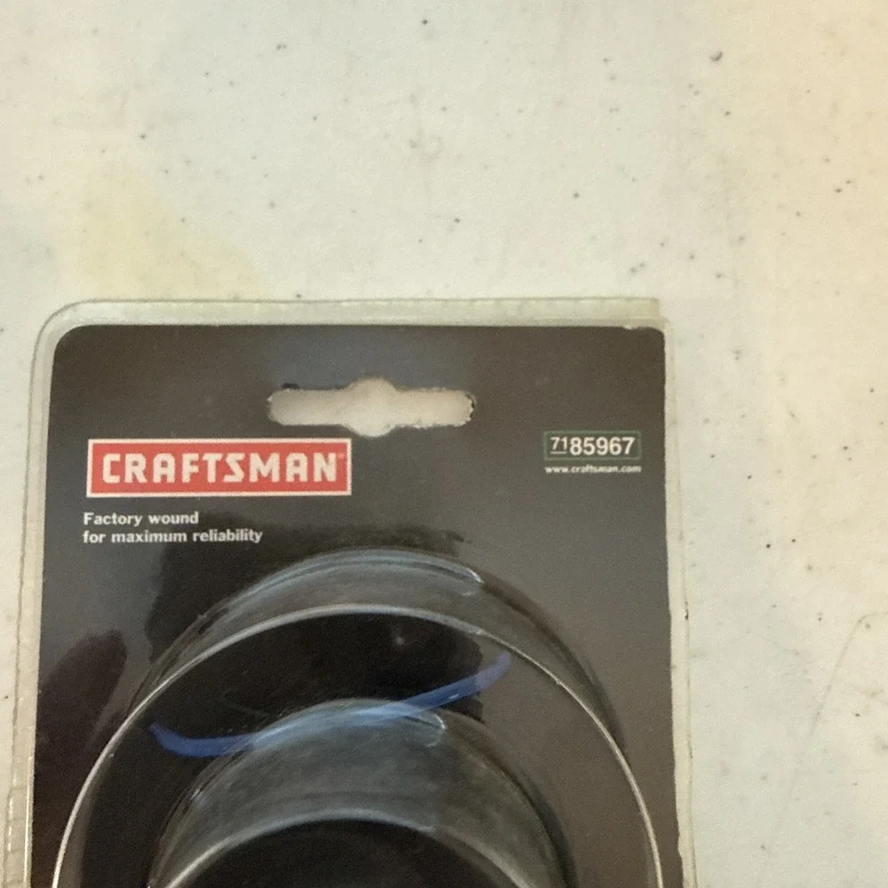NIB Craftsman Replacement Bump Feed Spool with Round Nylon Line .065